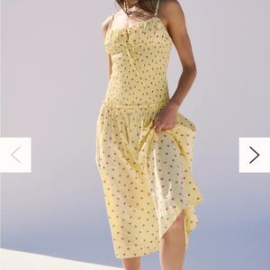 Free People yellow dress